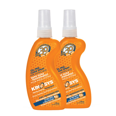 KINESYS SPF 30 KIDS Fragrance Free Spray Sunscreen 2 Pack