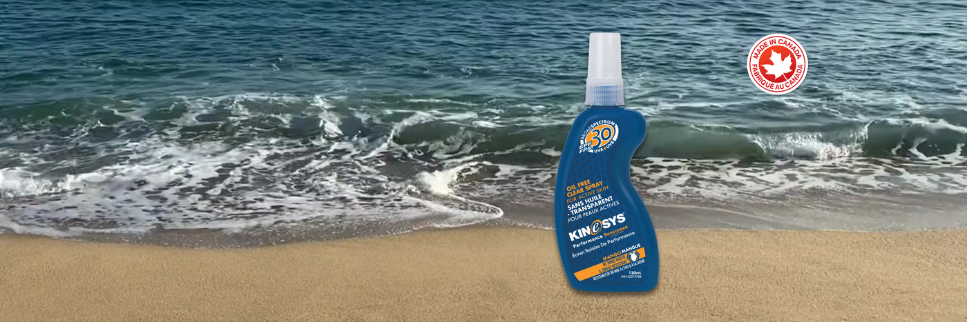 KINeSYS Sunscreen. Formulated for Sport. It's SPF, just better
