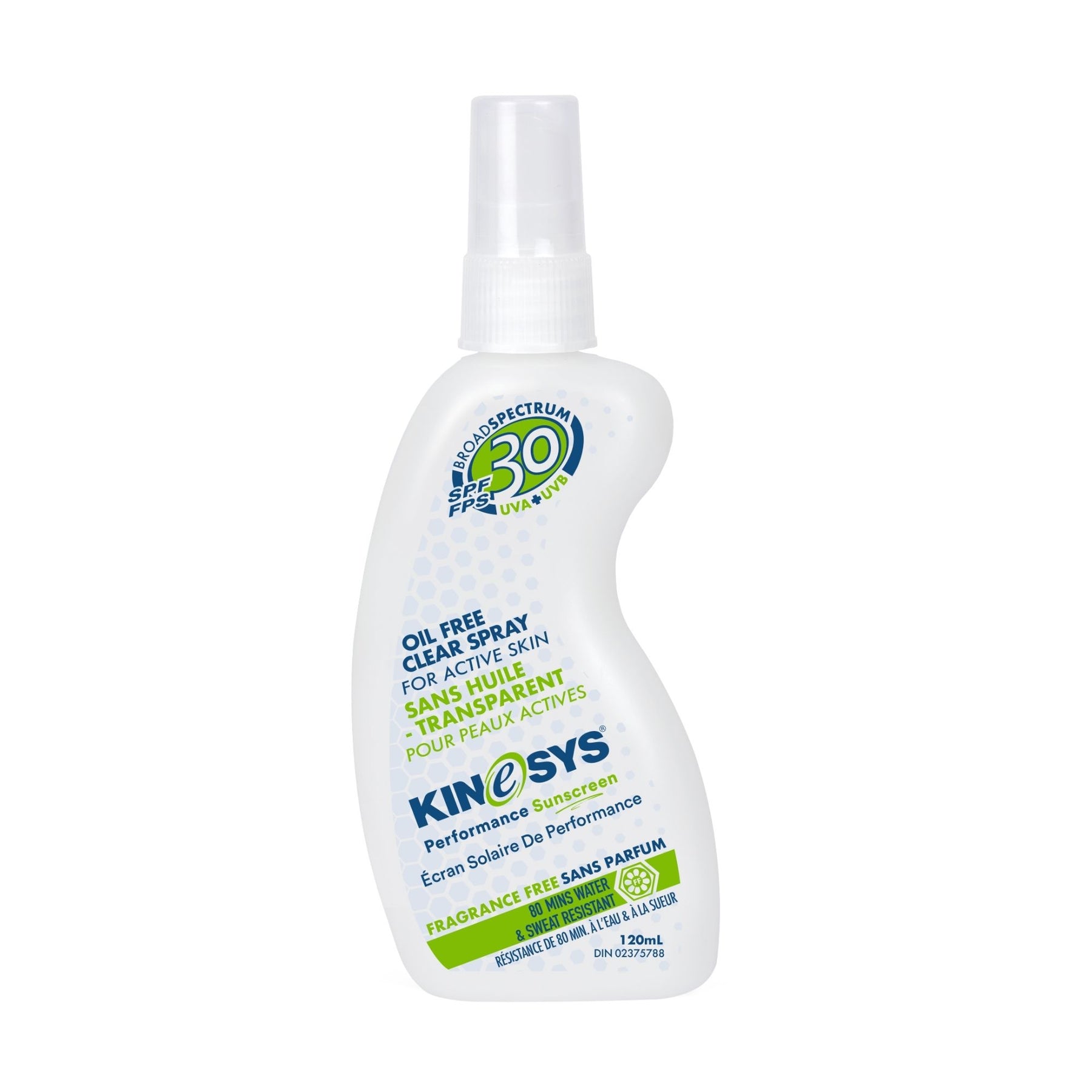 KINeSYS SPF 30 Fragrance Free Spray Sunscreen 120ml – KINeSYS